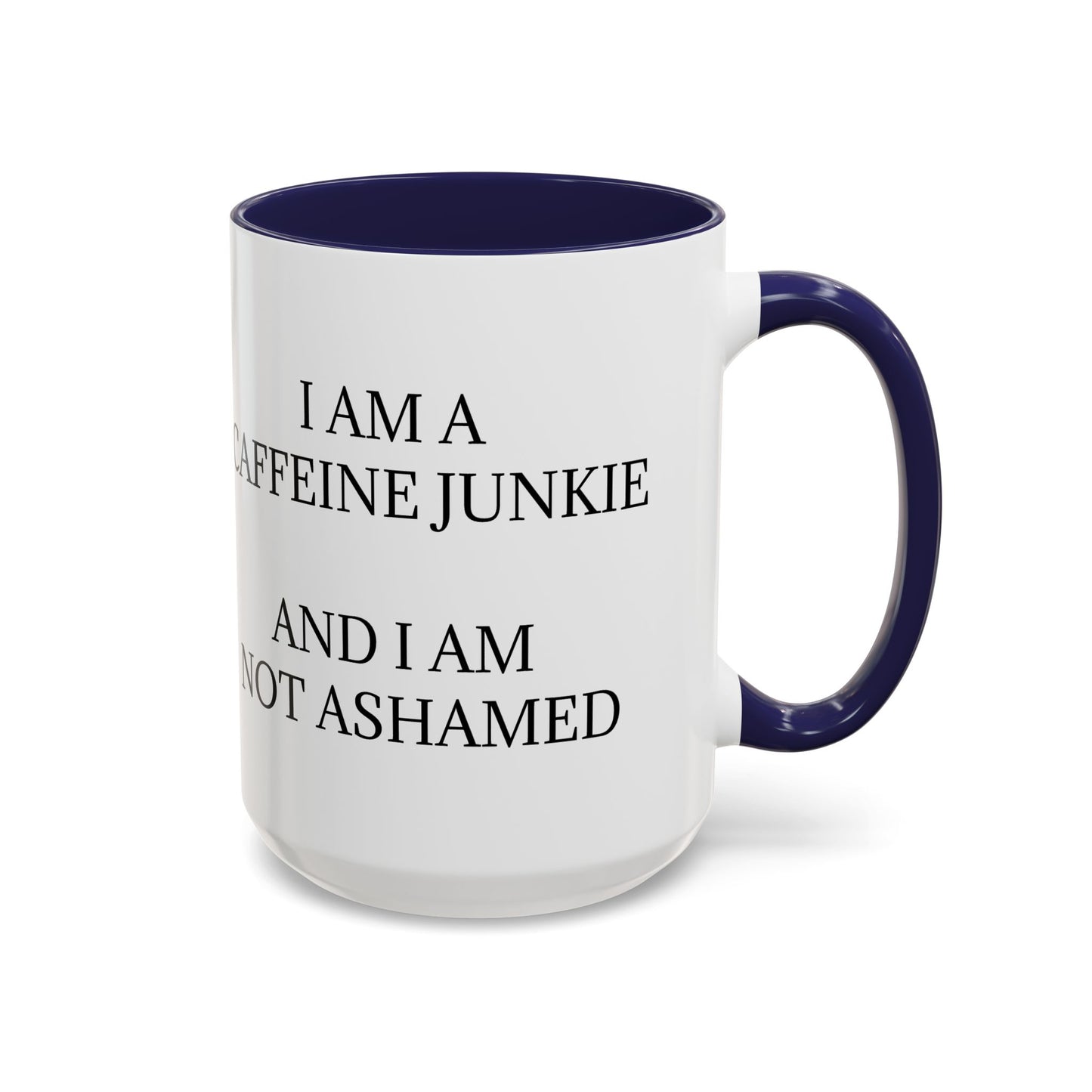 Caffeine Junkie 2-Tone Coffee Mug