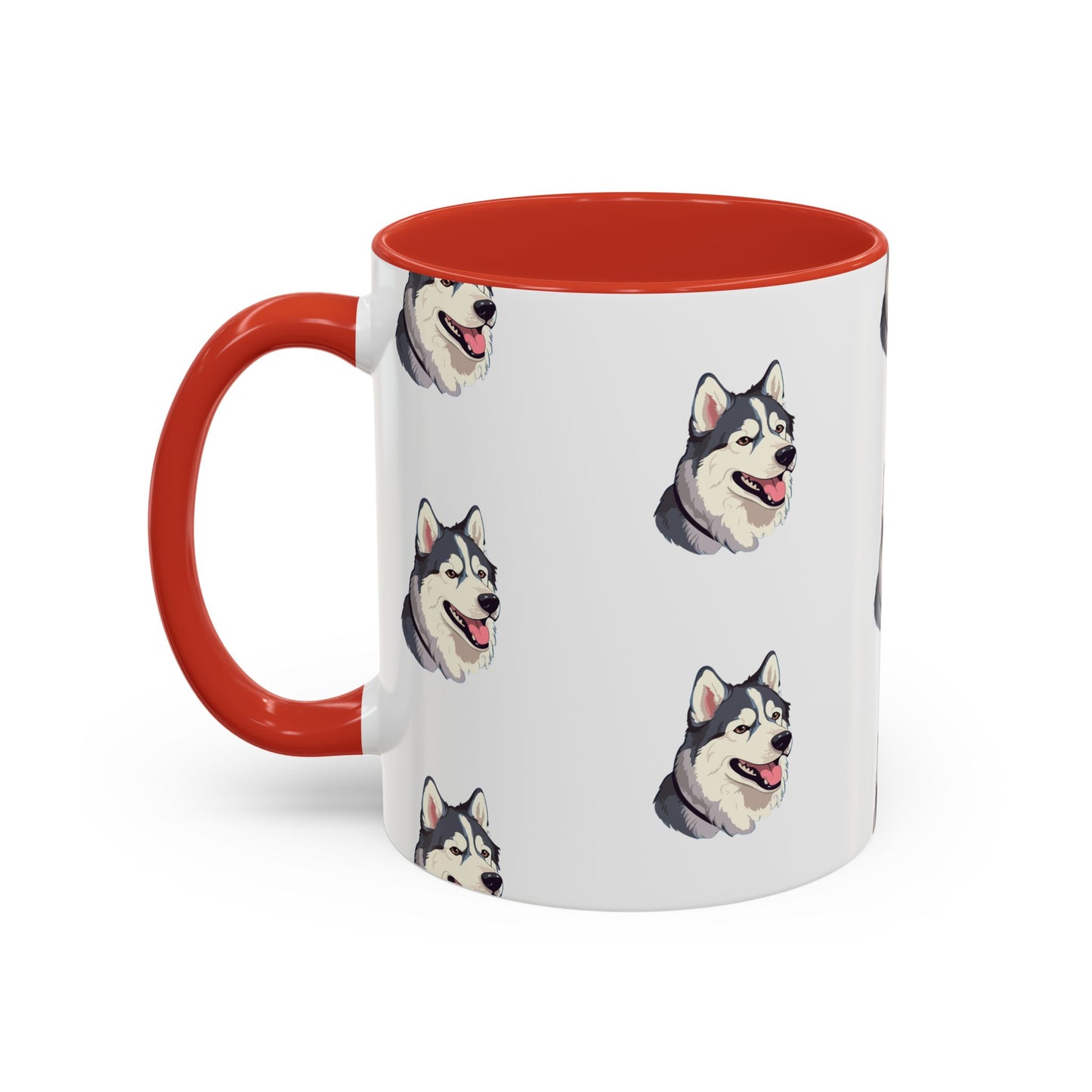 Malamute Head 2-Tone Coffee Mug