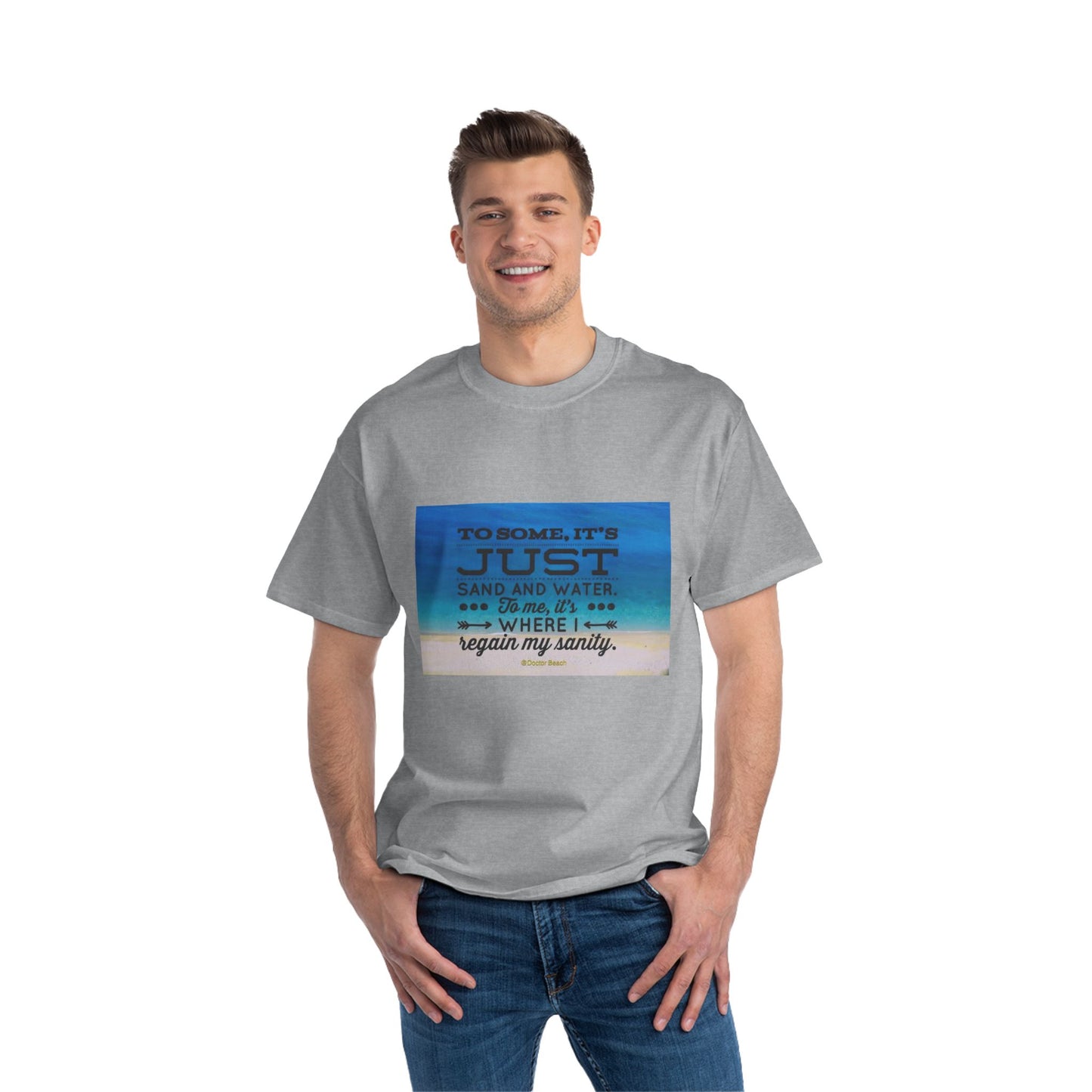 Dr, Beach Men's Short-Sleeve Crewneck Tee