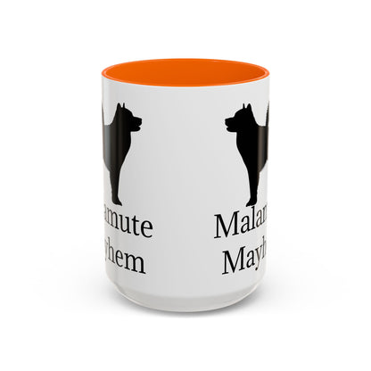 Malamute Mayhem 2-Tone Coffee Mug