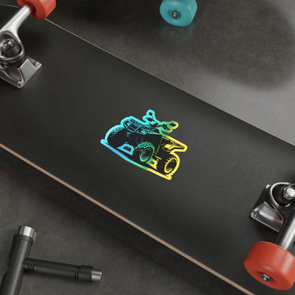 Off The Beaten Path Quad Holographic Sticker