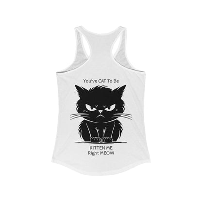 Kitten Me Women's Racerback Tank