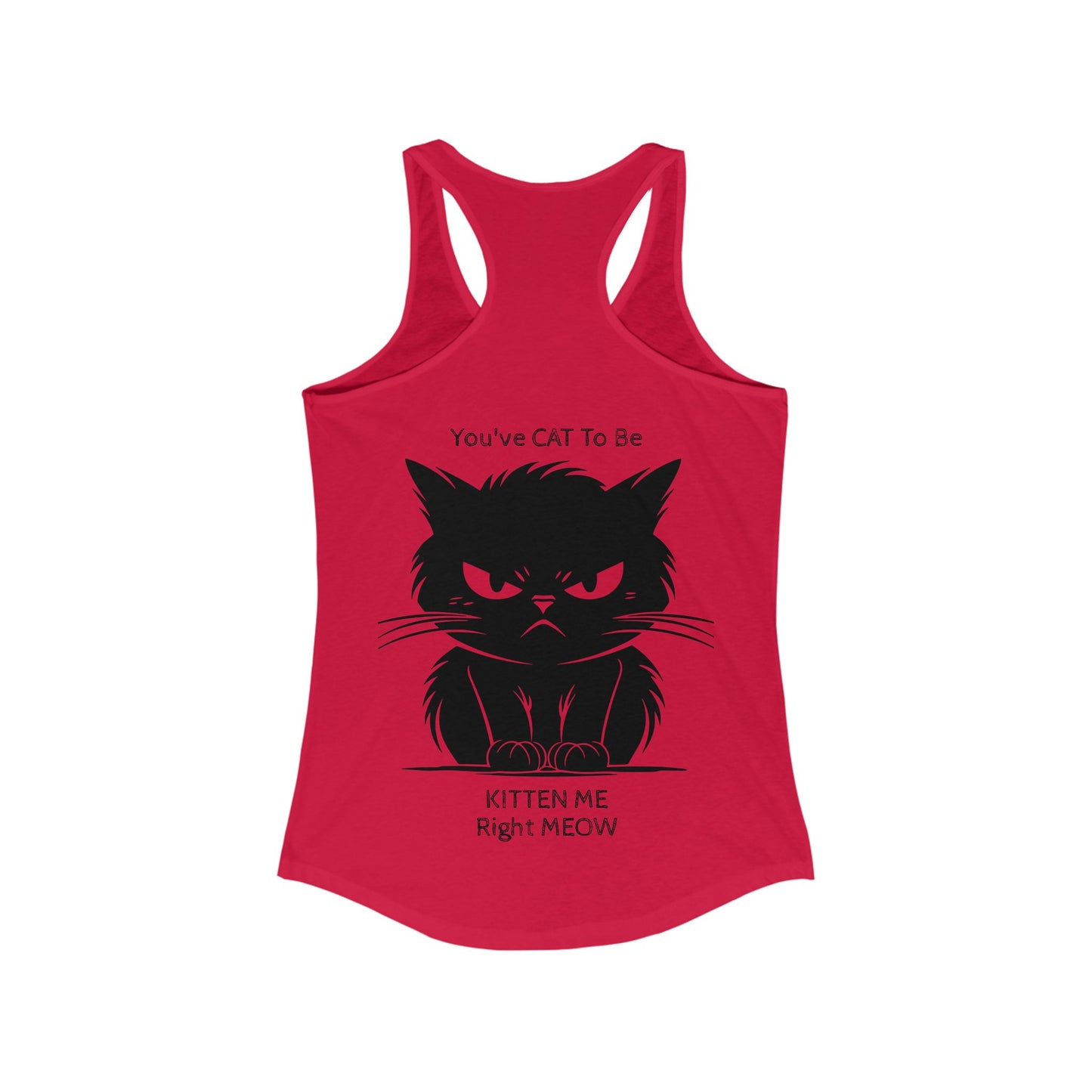 Kitten Me Women's Racerback Tank