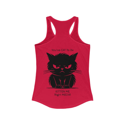 Kitten Me Women's Racerback Tank