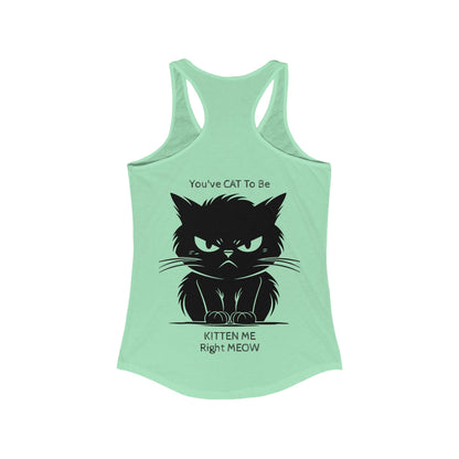 Kitten Me Women's Racerback Tank