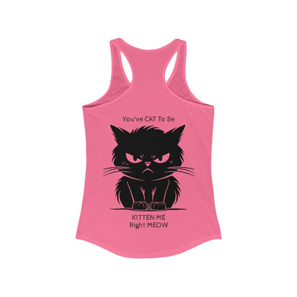 Kitten Me Women's Racerback Tank