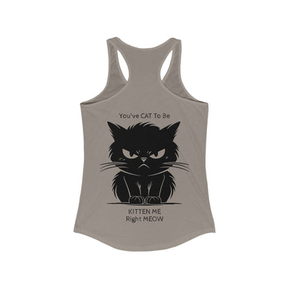 Kitten Me Women's Racerback Tank