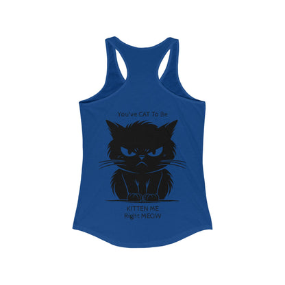 Kitten Me Women's Racerback Tank