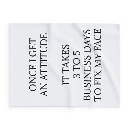 Fix My Face Arctic Fleece Blanket