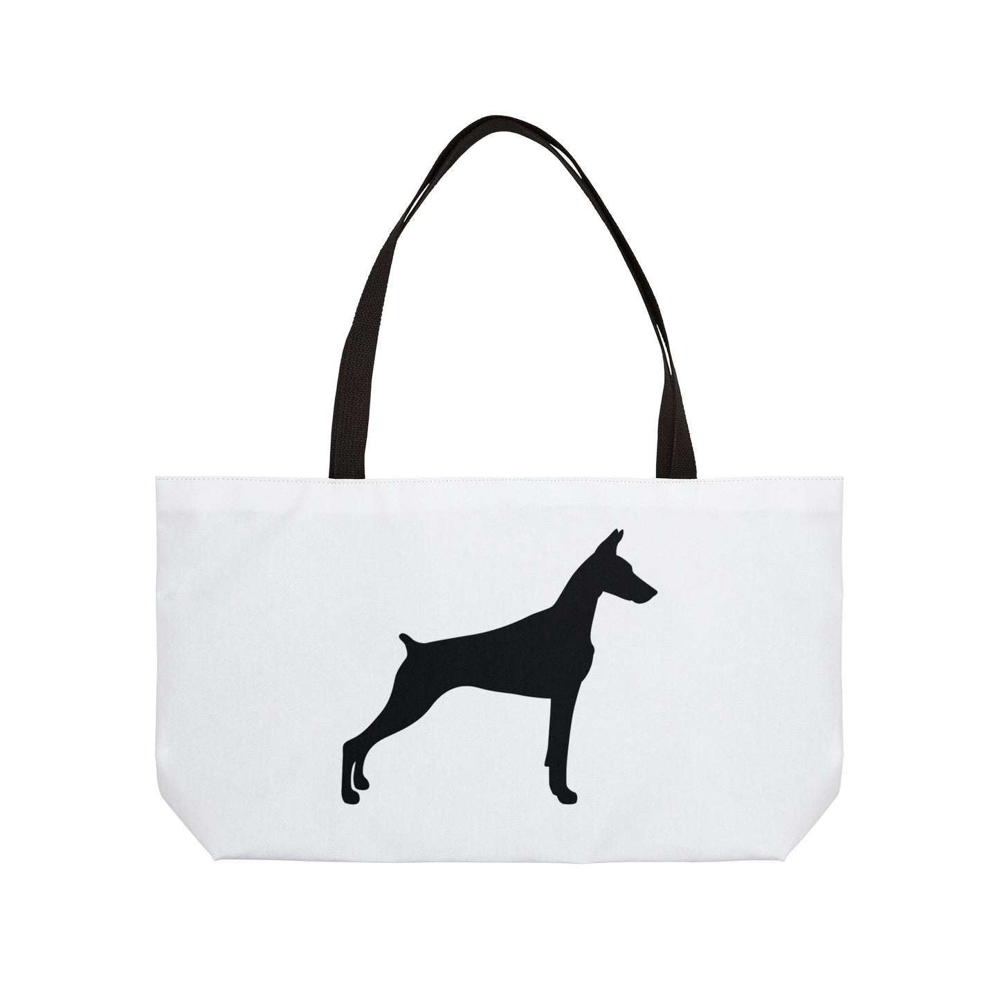 Doberman Silhouette Weekender Tote Bag