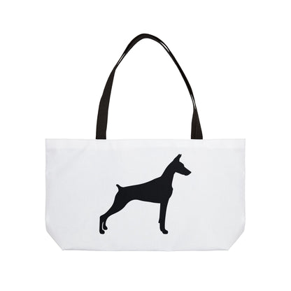 Doberman Silhouette Weekender Tote Bag