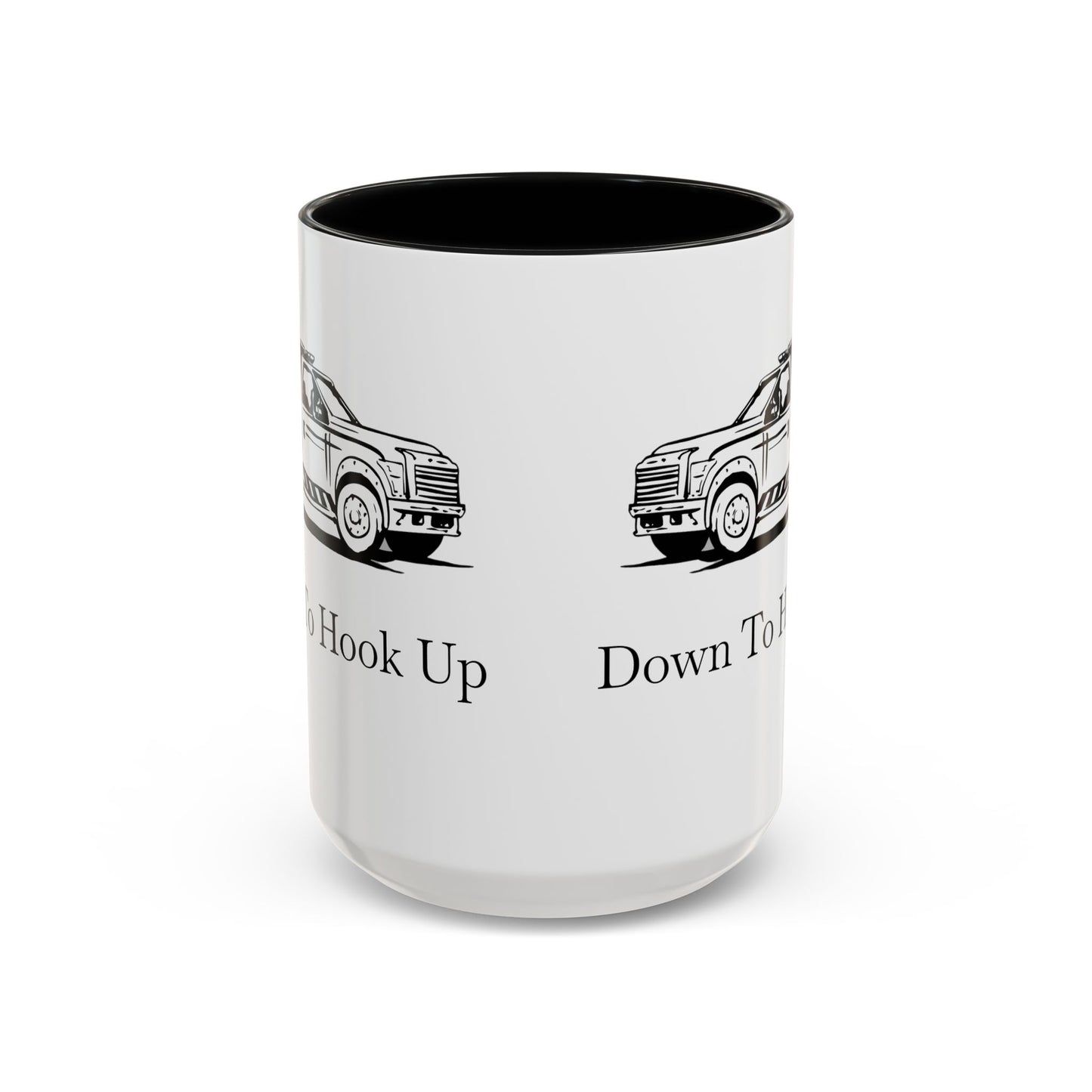 Down To Hook Up 2-Tone Coffee Mug