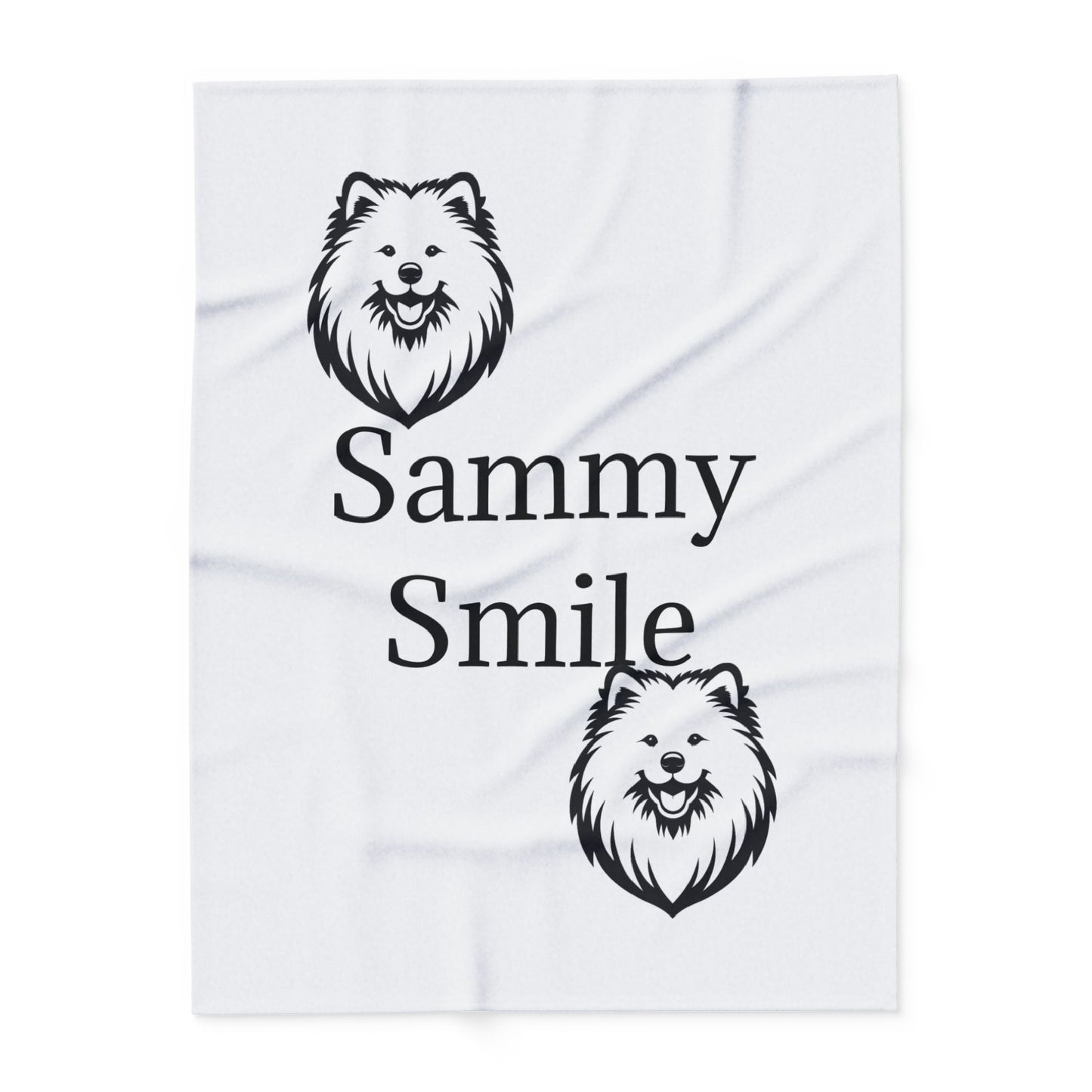 Sammy Smile Arctic Fleece Blanket