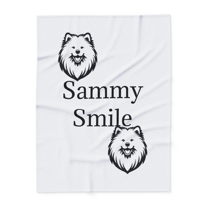Sammy Smile Arctic Fleece Blanket
