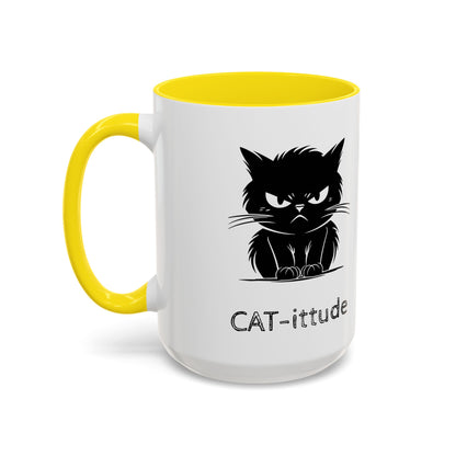 CAT-ittude 2-Tone Coffee Mug