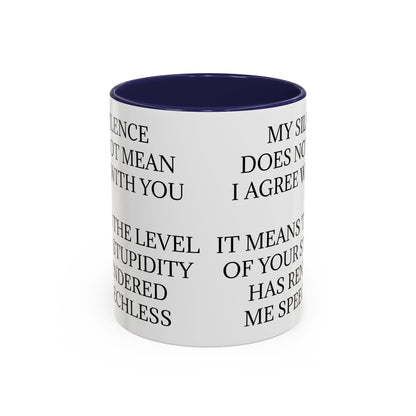 Speechless 2-Tone Coffee Mug