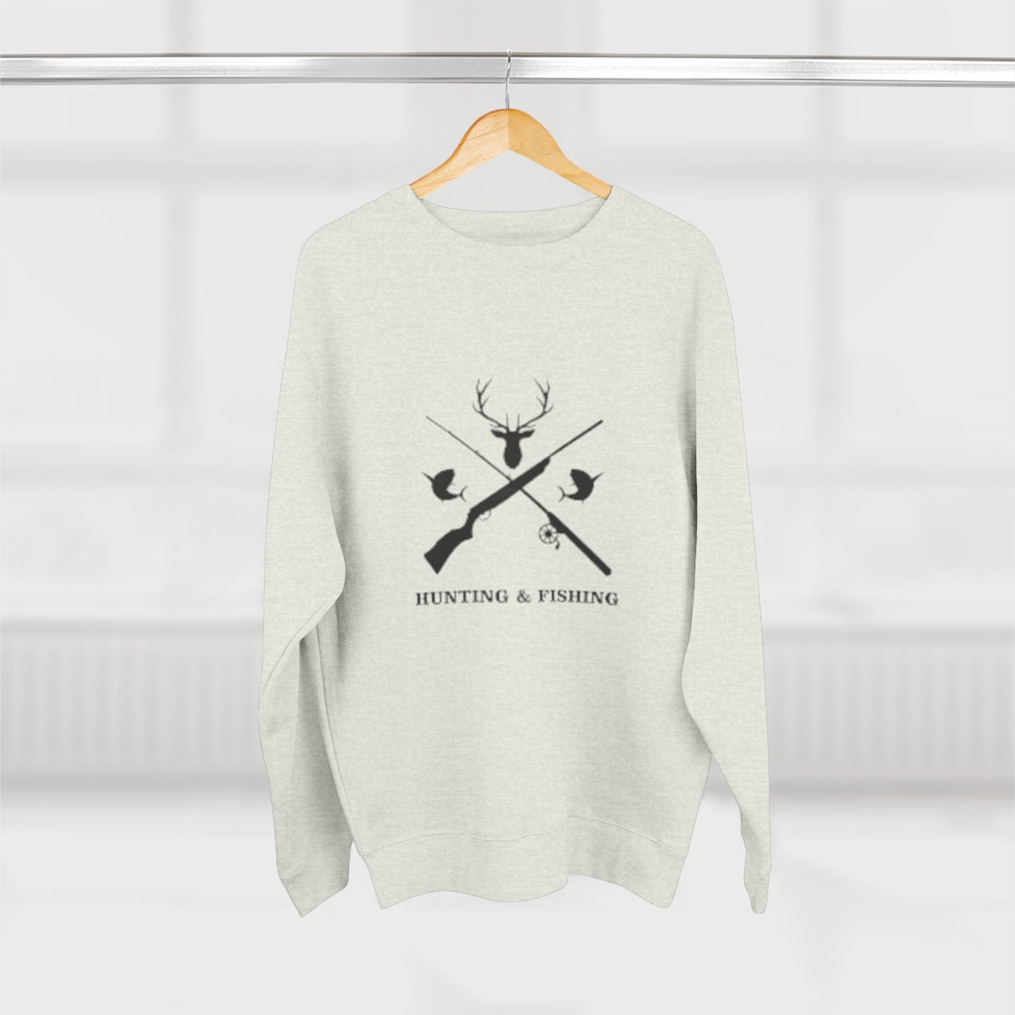 Hunting/Fishing Unisex Crewneck Sweatshirt