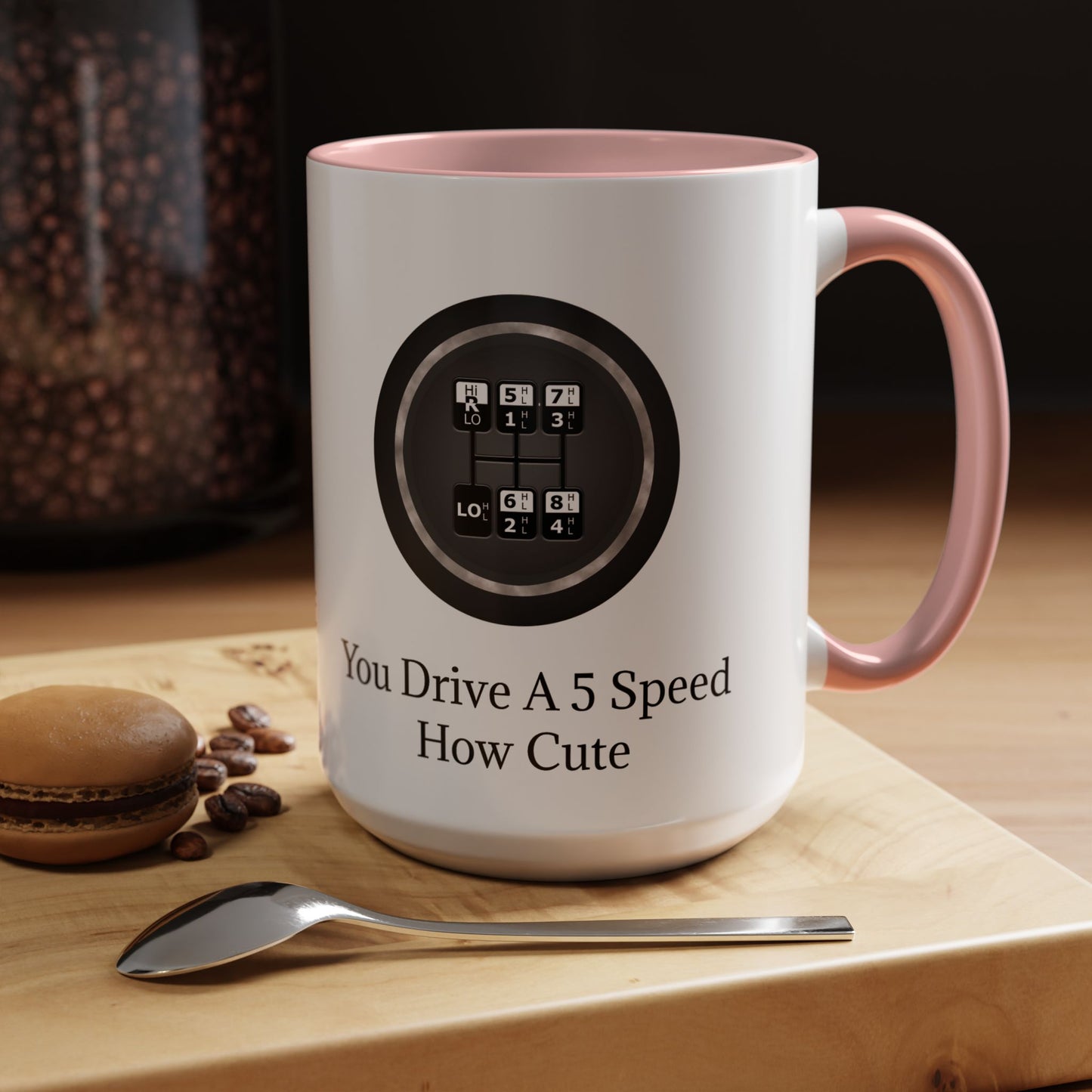 5 Speed How Cute 2-Tone Coffee Mug