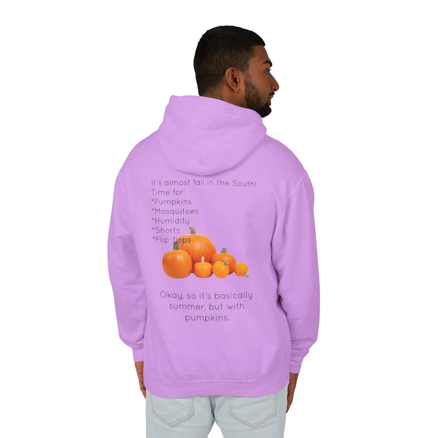 Fall In The South Unisex Lightweight Hoodie