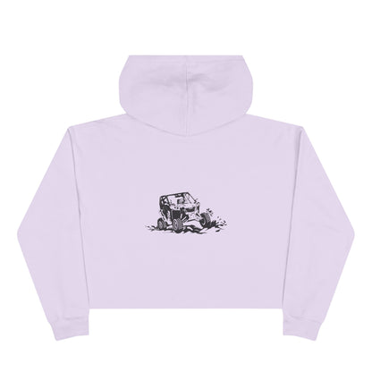 Slingin' Mud Side By Side Women's Crop Hoodie