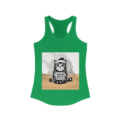 Naughty Cat Women's Racerback Tank