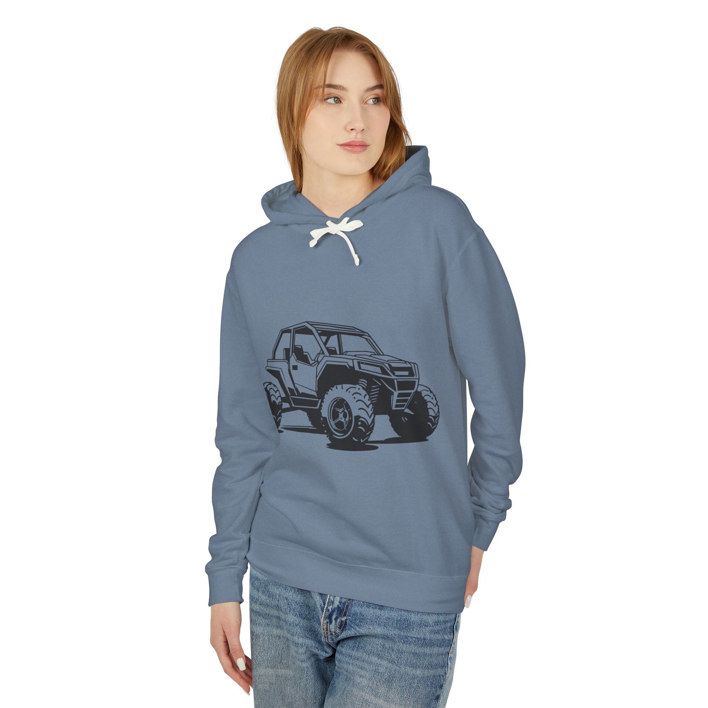 Off The Beaten Path Side By Side Unisex Lightweight Hoodie