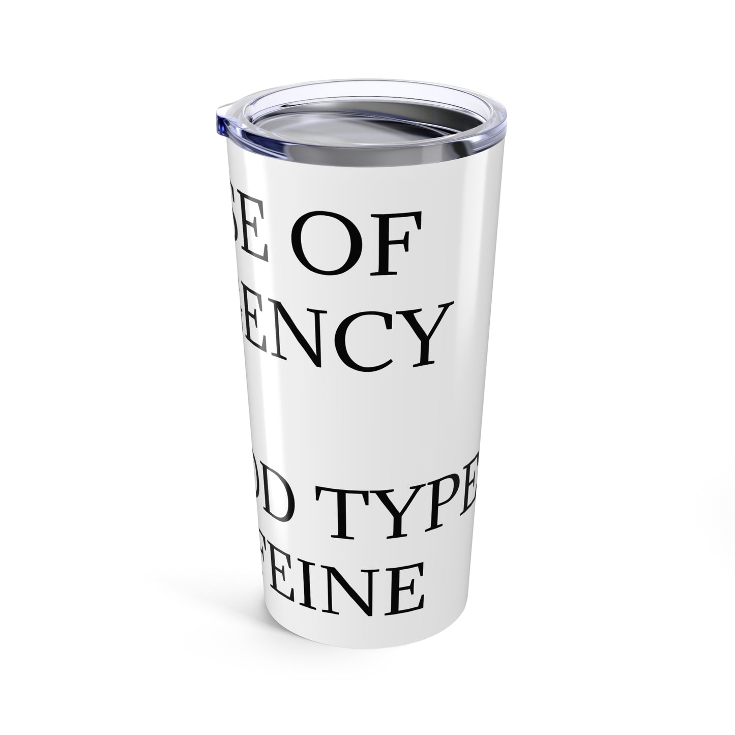 Blood Type Tumbler