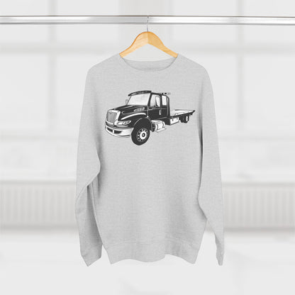 Flatbed Tow Truck Unisex Crewneck Sweatshirt