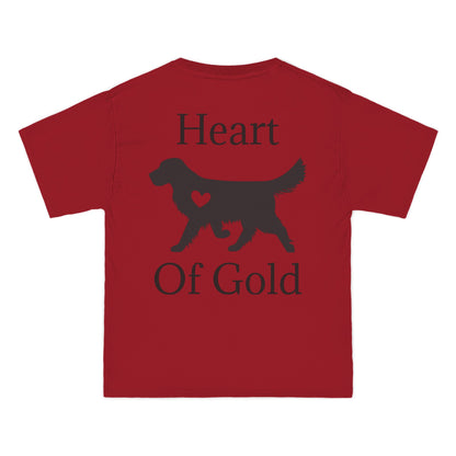 Heart Of Gold Men's Short-Sleeve Crewneck Tee