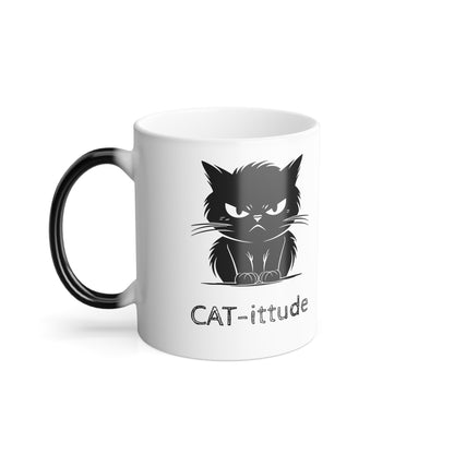 CAT-ittude Color Changing Mug