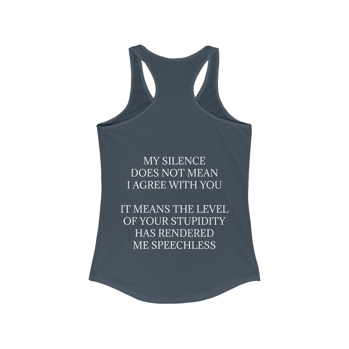 Speechless Women's Racerback Tank