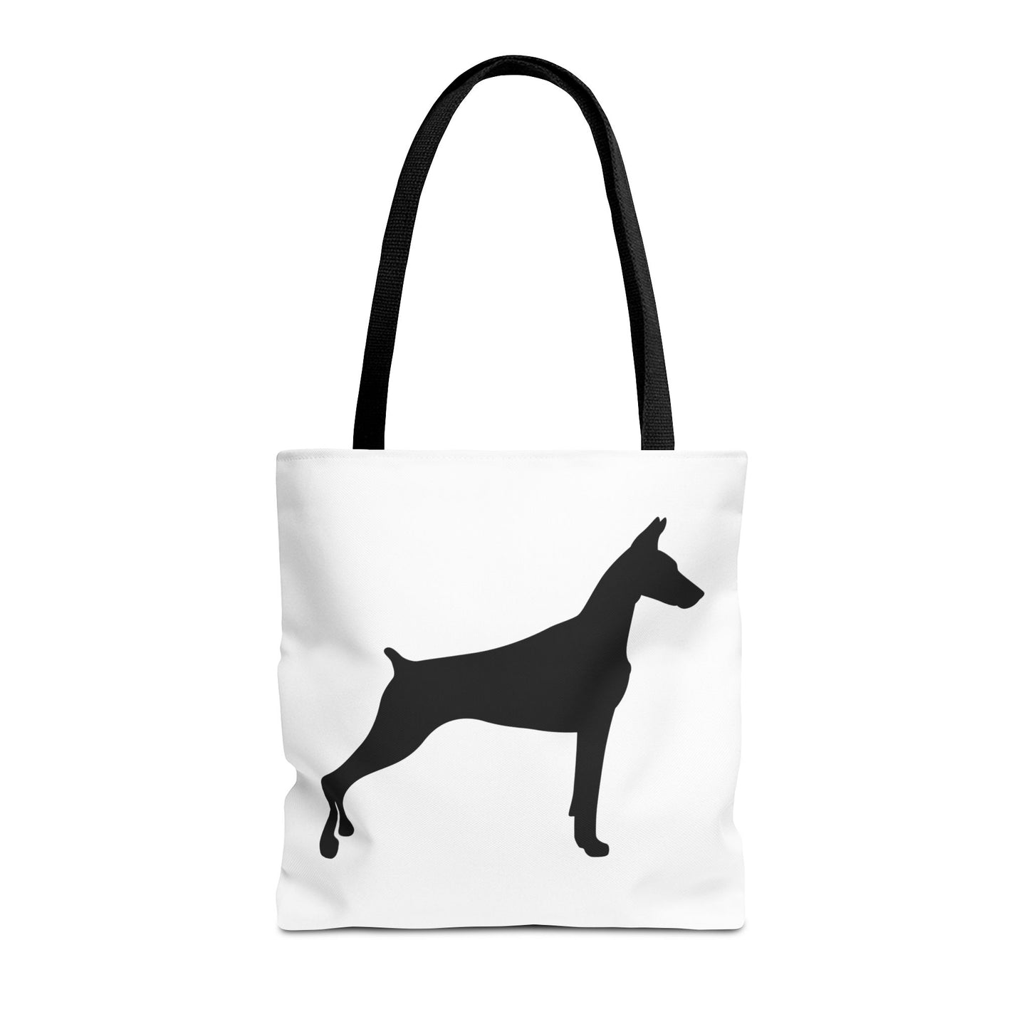 Doberman Silhouette Tote Bag