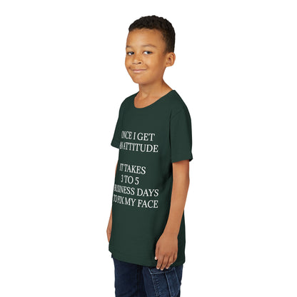 Fix My Face Youth Unisex Short Sleeve Crewneck Tee