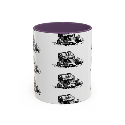 Slingin' Mud Side By Side 2-Tone Coffee Mug