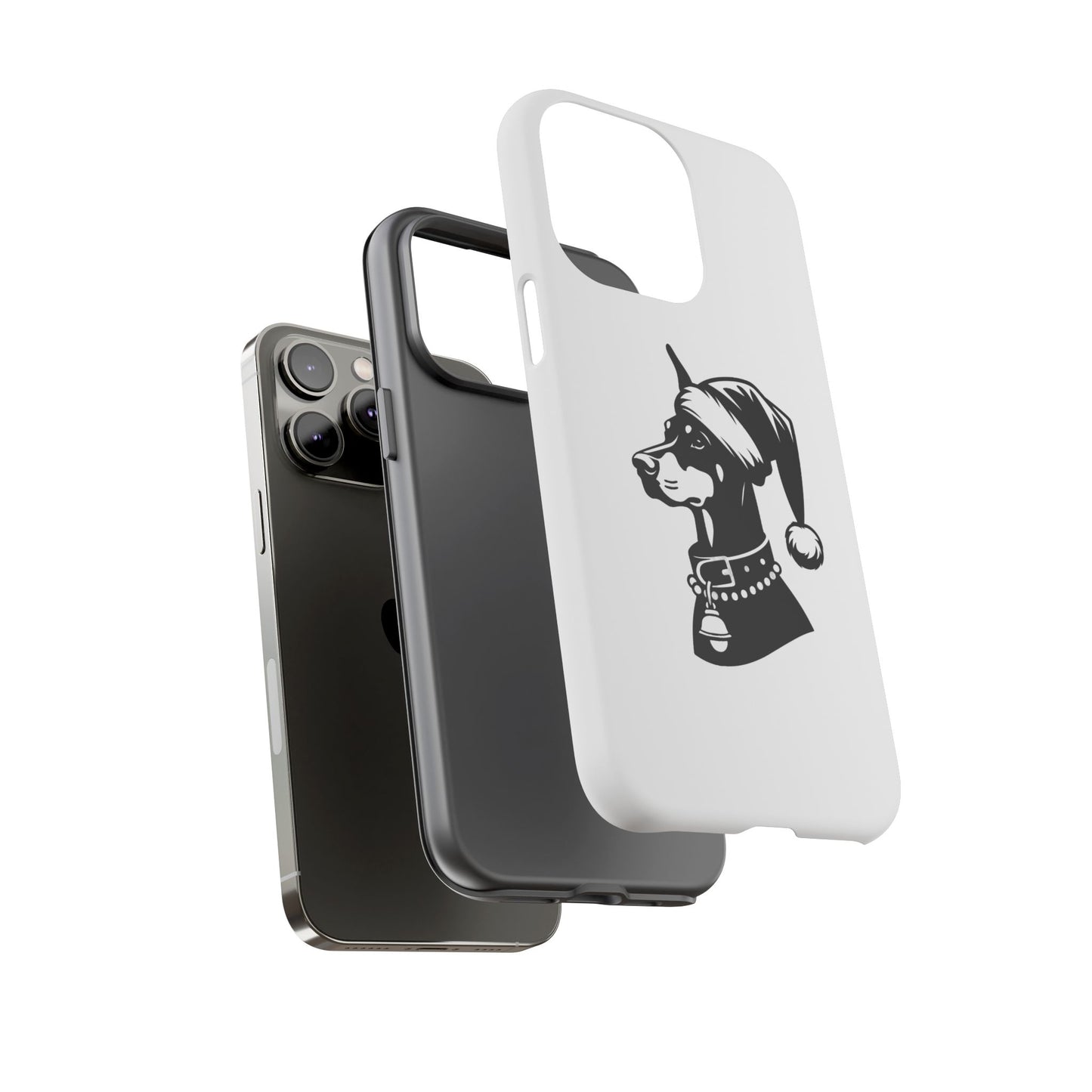 Santa Paws Doberman iPhone Case
