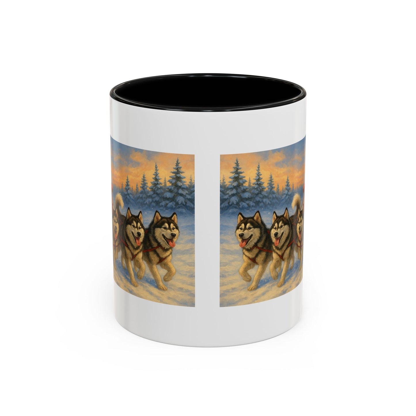 Dashing Through The Snow 2-Tone Coffee Mug