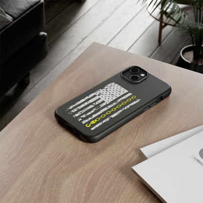 Thin Yellow Line iPhone Case