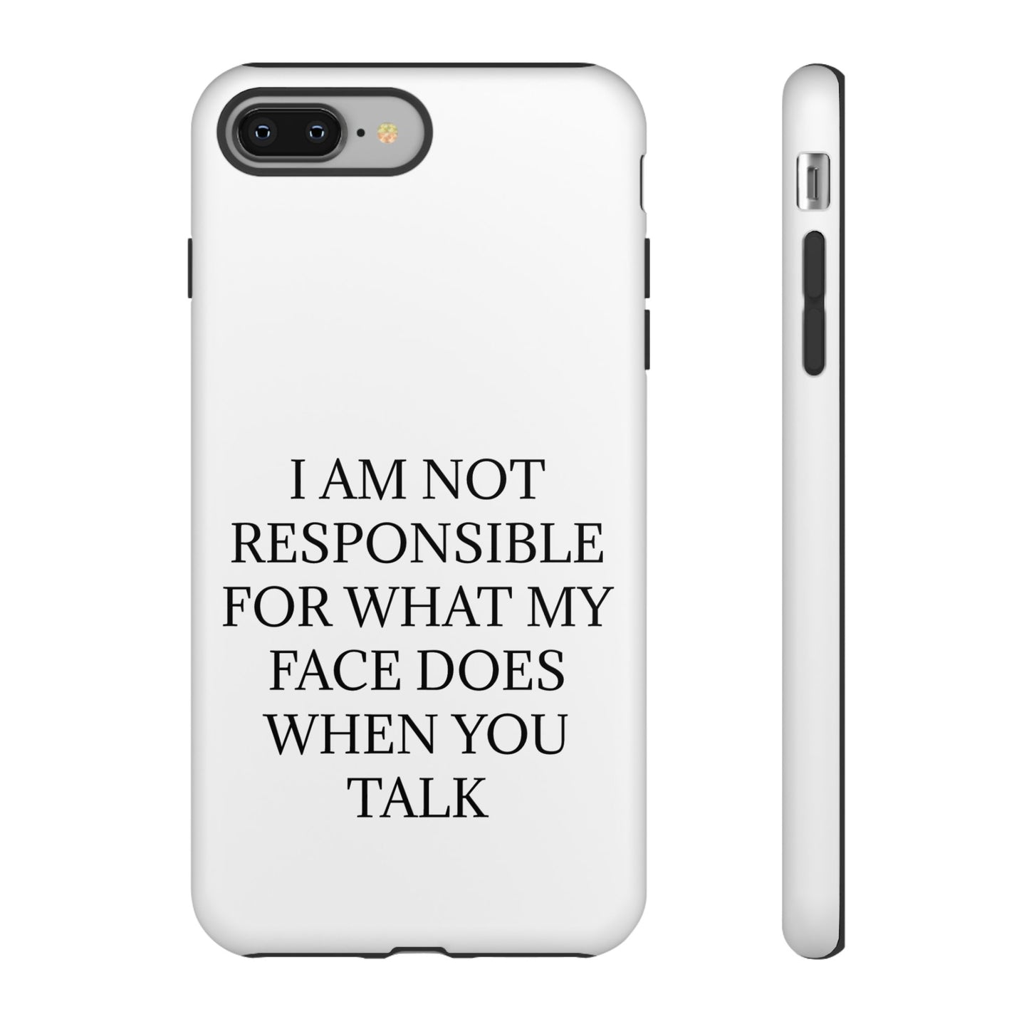 When You Talk iPhone Case