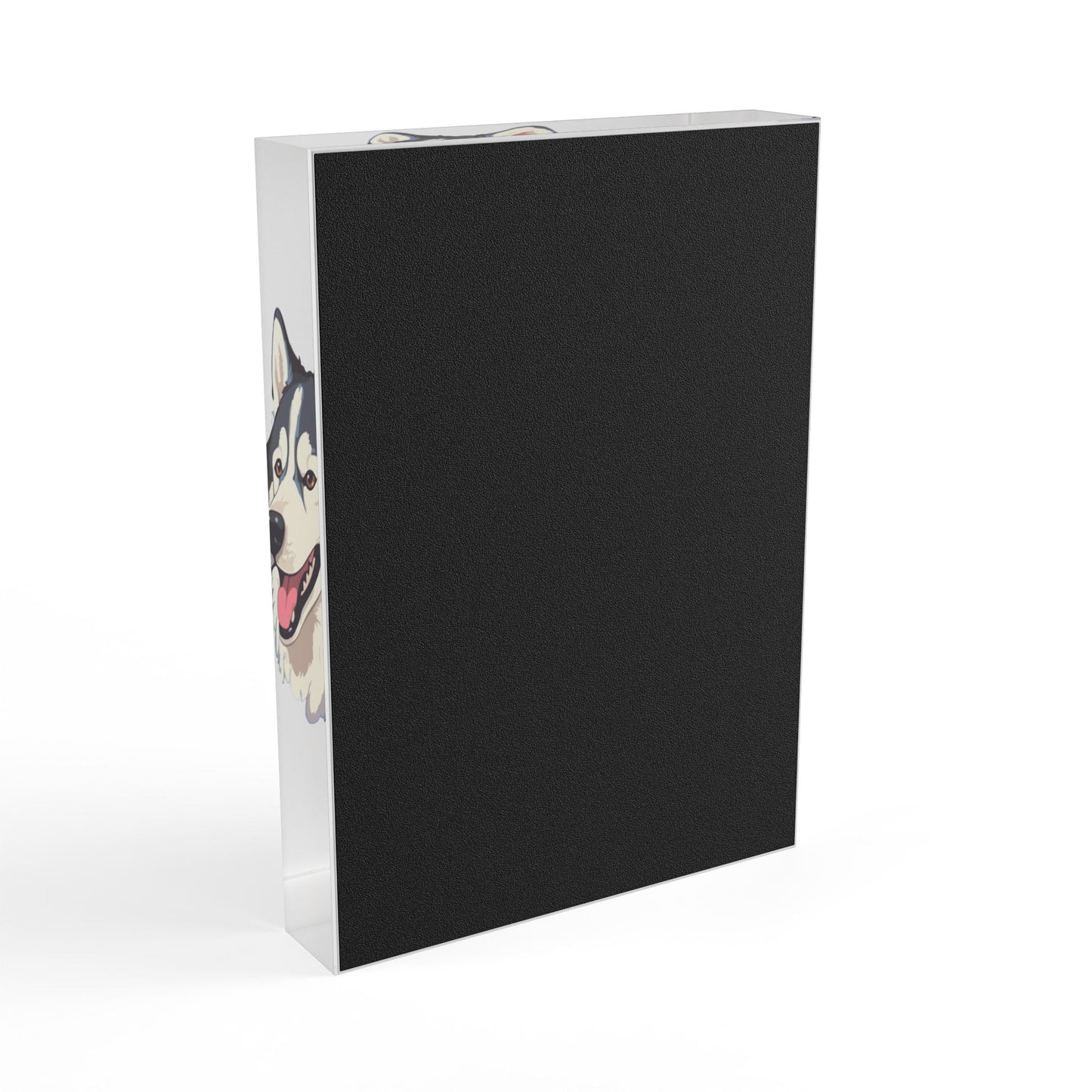 Malamute Head Acrylic Photo Block