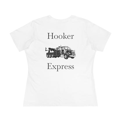 H**ker Express Heavy Tow Truck Women's Short Sleeve Crewneck Tee