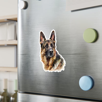 German Shepherd Head Vinyl Decal