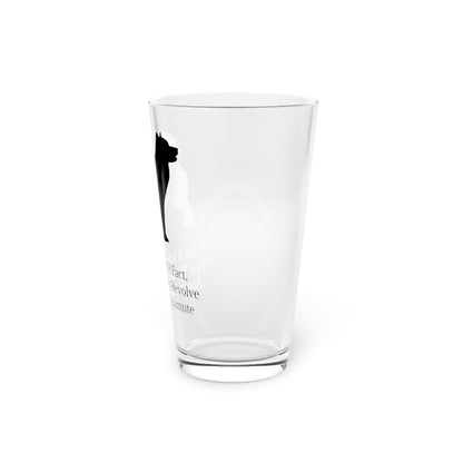 Matter Of Fact Malamute Drinking Glass