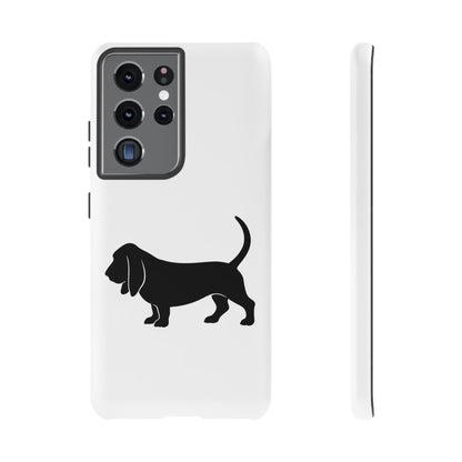 Basset Hound Silhouette Samsung Case