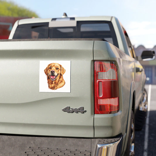 Golden Head Indoor/Outdoor Magnet