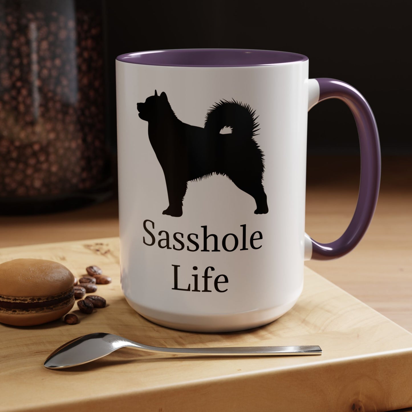 Sasshole Life 2-Tone Coffee Mug