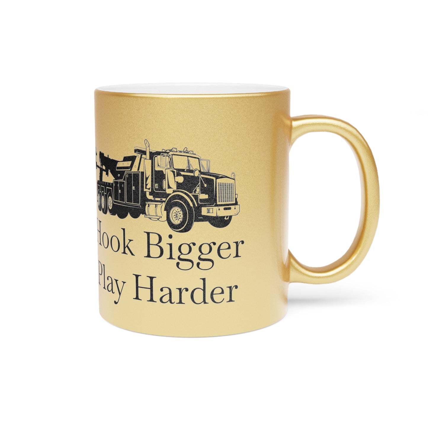 Hook Bigger Metallic Coffee Mug