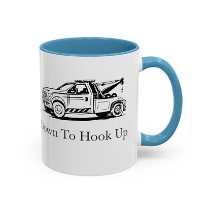 Down To Hook Up 2-Tone Coffee Mug
