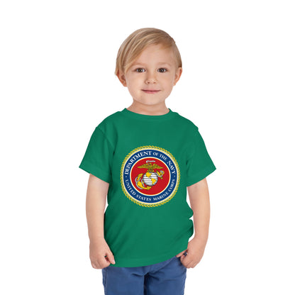 US Marine Corps Toddler Unisex Short Sleeve Crewneck Tee