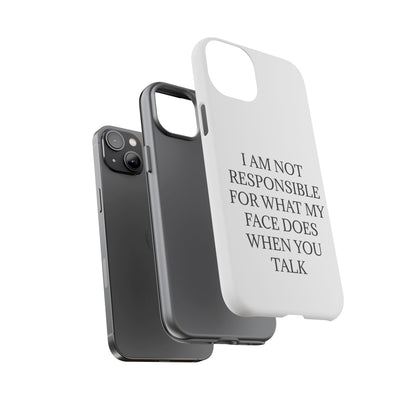 When You Talk iPhone Case