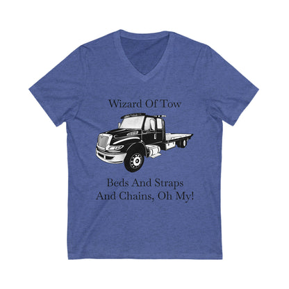 Wizard Of Tow Unisex Short Sleeve V-Neck Tee